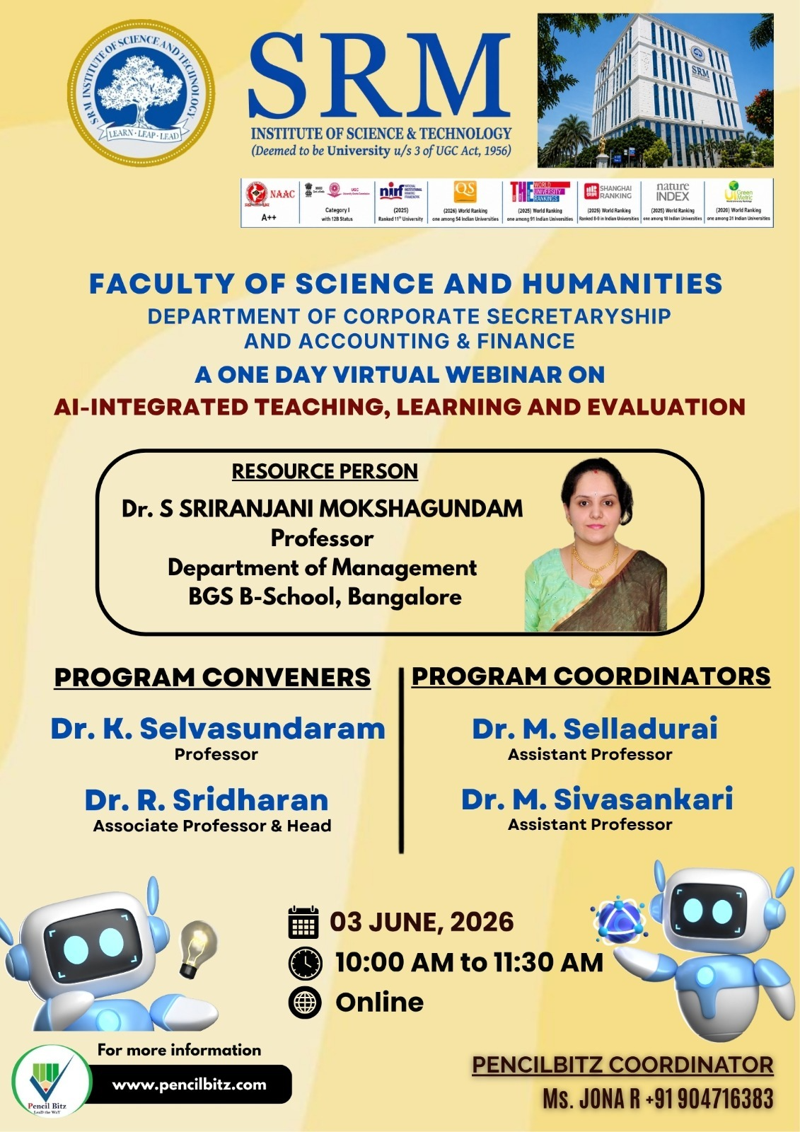 SRM Institute Of Science & Technology  